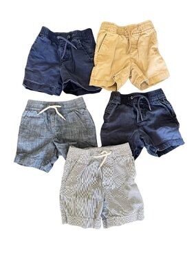 👖 Baby Gap Boys Shorts Bundle (5 Pairs) Size 2T | Summer Play Essentials 🌞